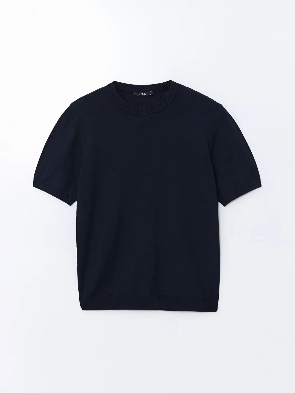 Maglione da uomo in maglia a maniche corte con girocollo